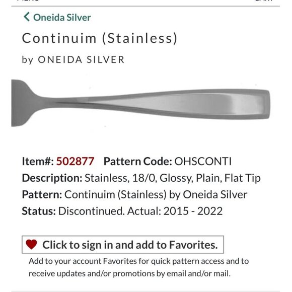 Oneida Silver Continuum Stainless Steel dinner Forks Glossy Flat Tip Set Of 3 Di - Picture 1 of 3